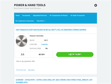 Tablet Screenshot of powerhandtools.us